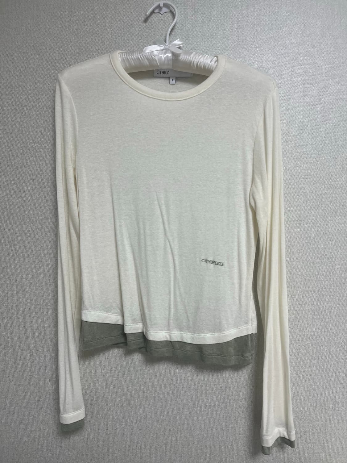 시티브리즈 롱슬리브 니트 티셔츠 상품이미지2