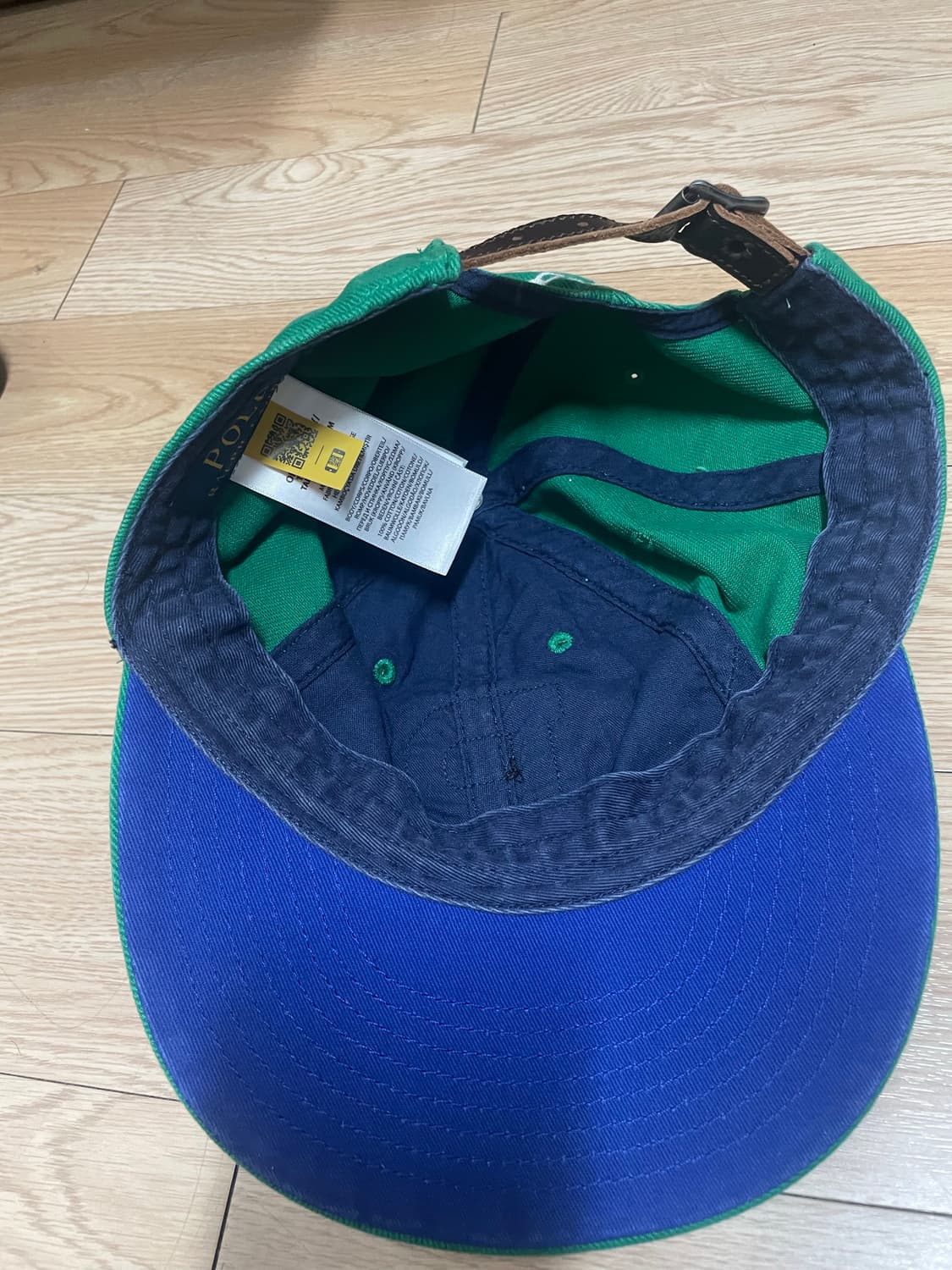 폴로 아플리케 트윌 볼캡(그린) 상품이미지5