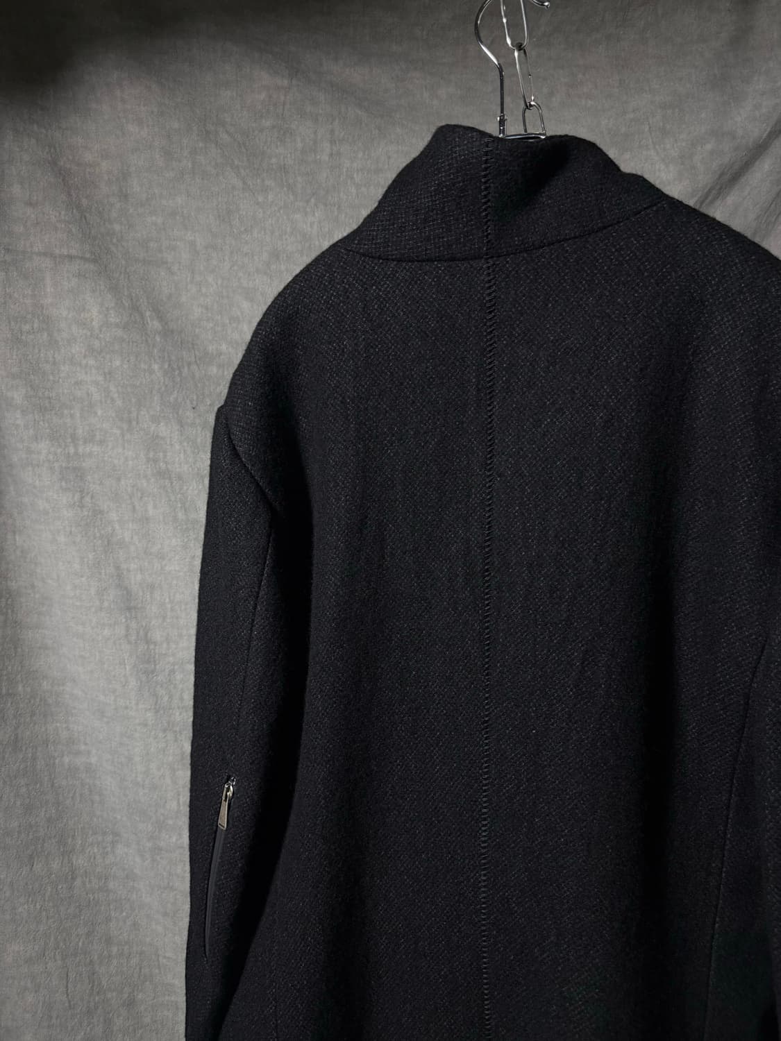 10sei0otto Asymmetric Double Zip Coat  상품이미지9