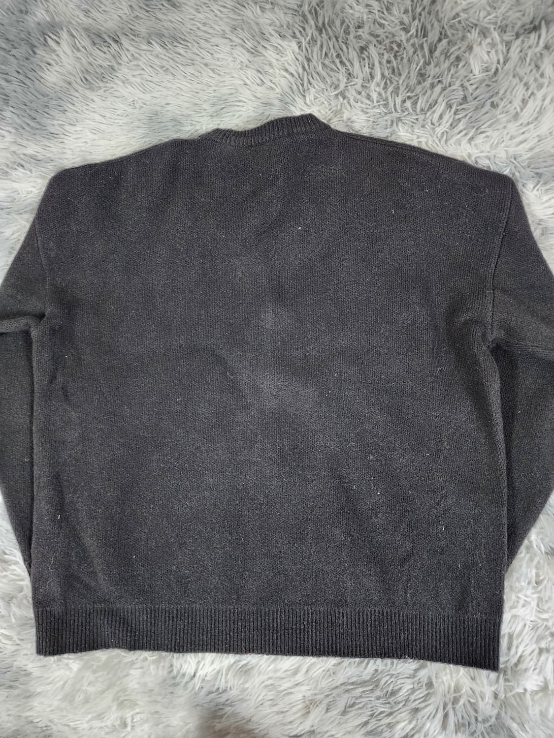 저스트 카발리 블랙 패턴 니트 상품이미지2