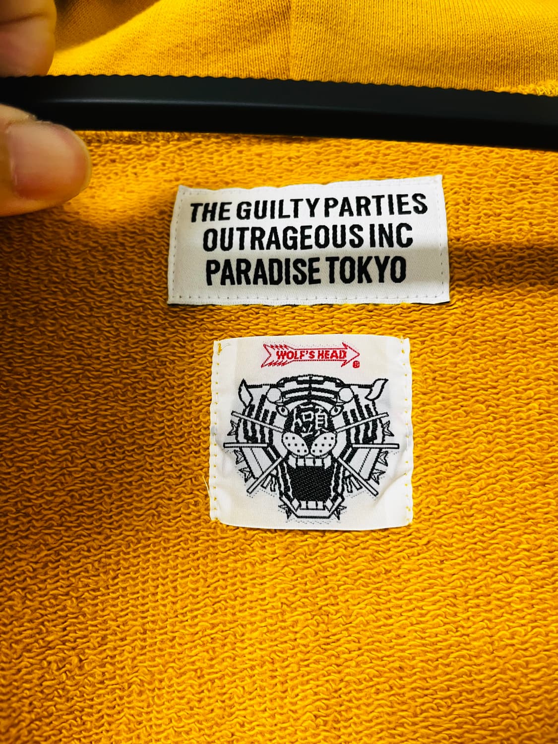 [정품] 와코마리아(WACKO MARIA) 프린팅 집업 후드 XL 상품이미지6