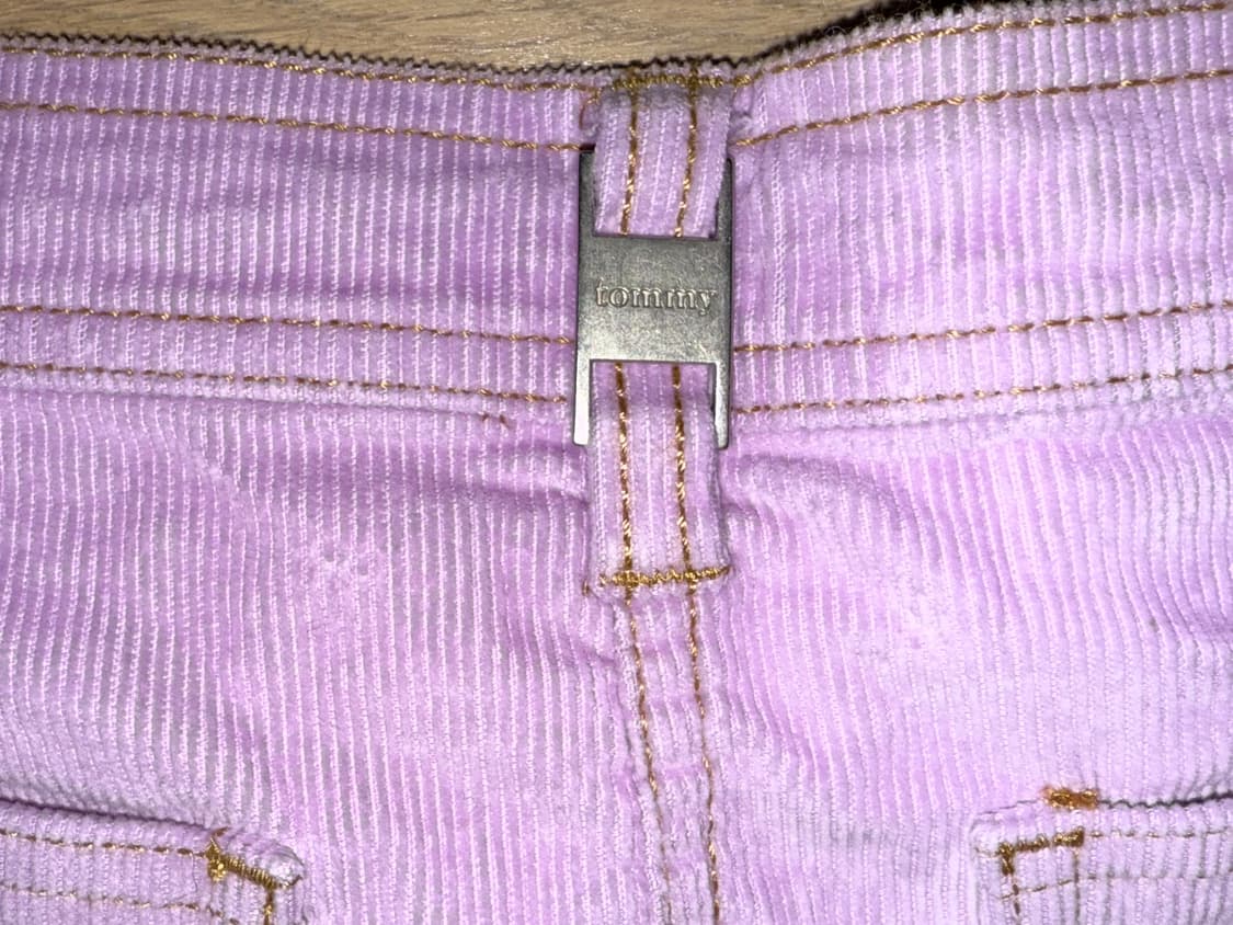 타미힐피거 y2k 퍼플 코듀로이 스커트 상품이미지5