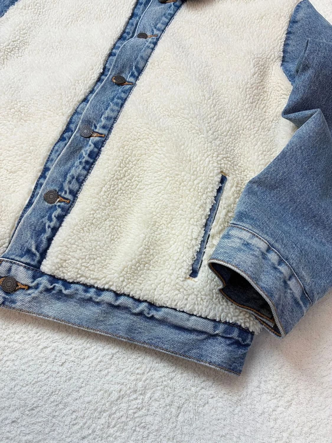 리바이스 00's 프리미엄 드리즐러 쉐르파 데님 자켓 PN5732 상품이미지3