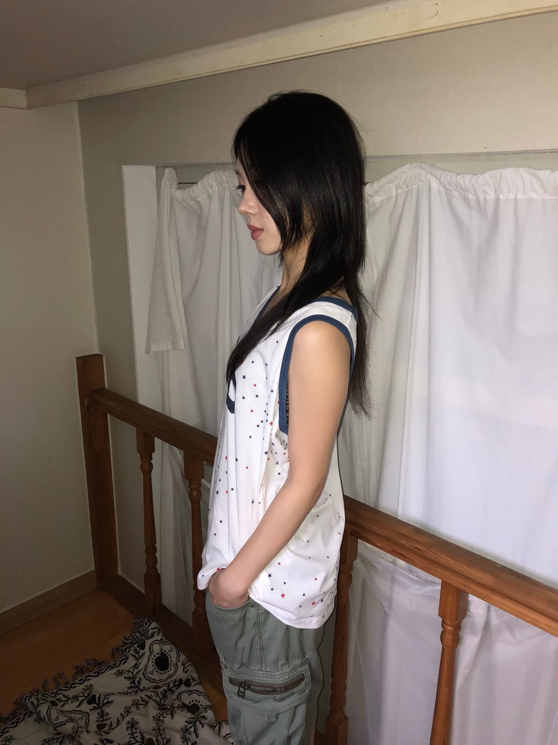 GAP / 90's Star Pattern Big Logo Sleevel 상품이미지4