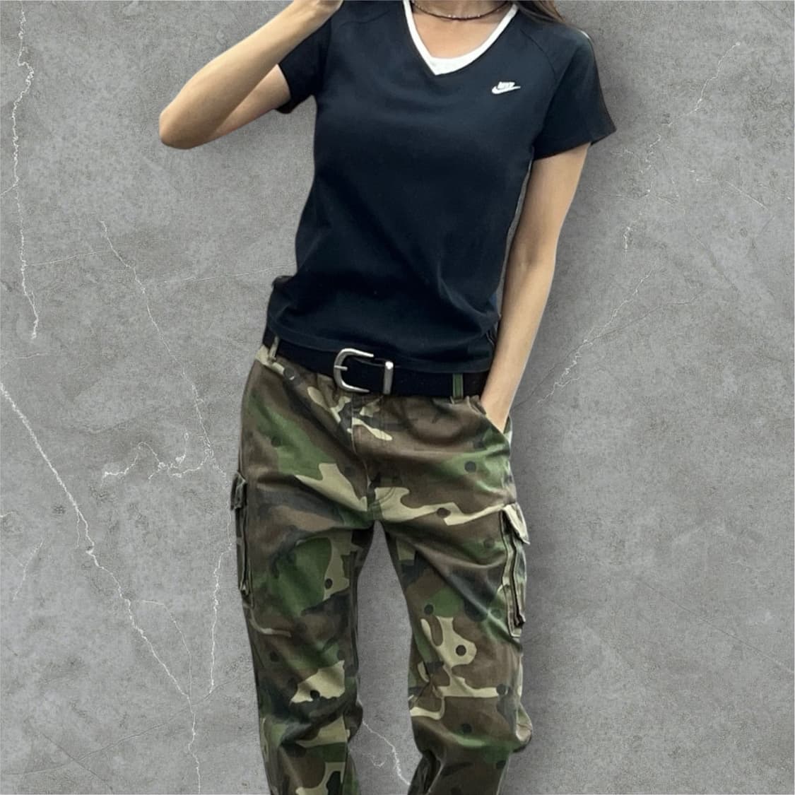 (WOMEN S)나이키 V넥 반팔-M382 상품이미지5