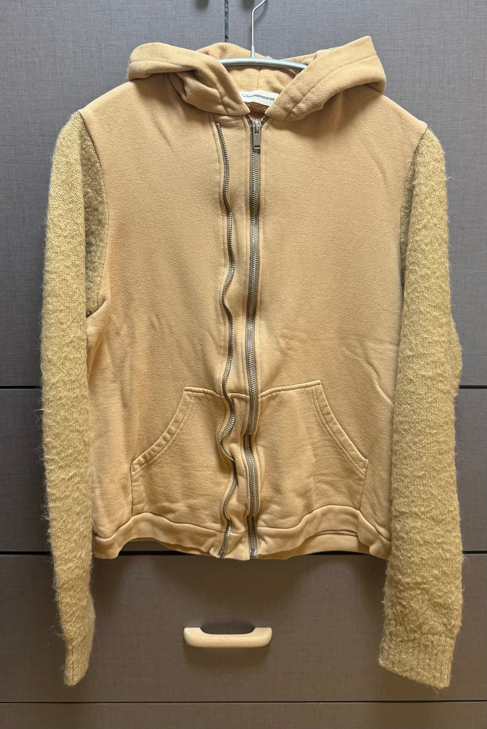 존 언더커버 13aw 더블집 모헤어 슬리브 후드집업 상품이미지2