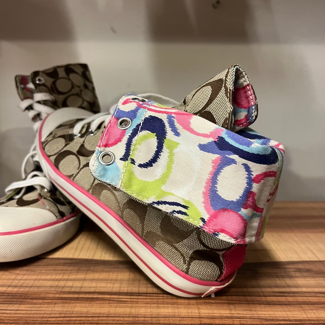 코치 보니 하이탑 스니커즈 상품이미지5