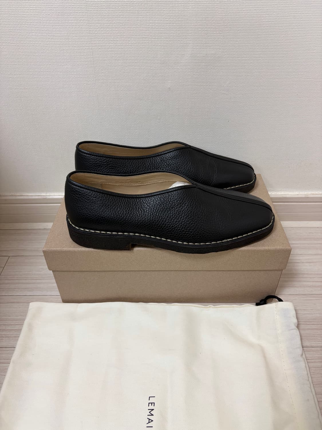 [41] (새상품) 르메르 파이프 크레페 레더 로퍼 상품이미지2