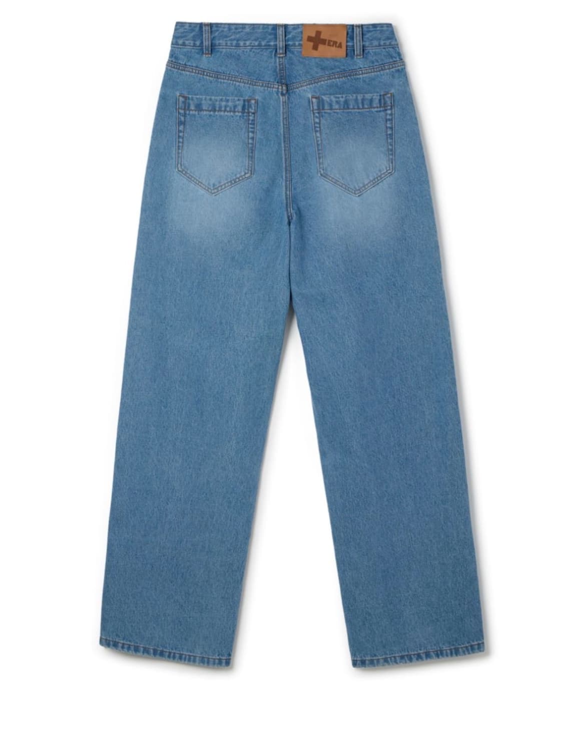 WOMEN ERA WIDE FIT DENIM PANTS - LIGHT B 상품이미지4