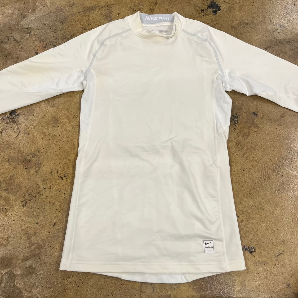 [정품/L] 나이키 프로 긴팔 화이트 b16 상품이미지3