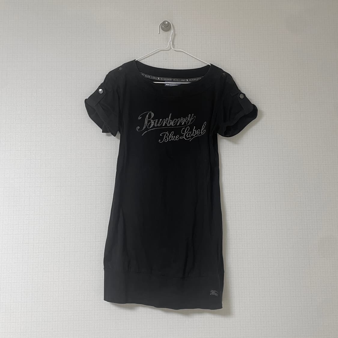 Burberry 버버리 블루라벨 스터드 로고 레터링 티셔츠 원피스 상품이미지2