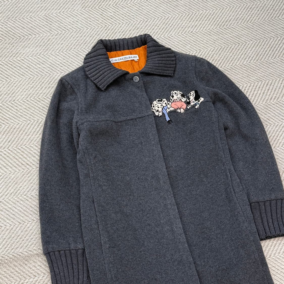 까스텔바작 퍼피 자수 롱코트 r2368 상품이미지3