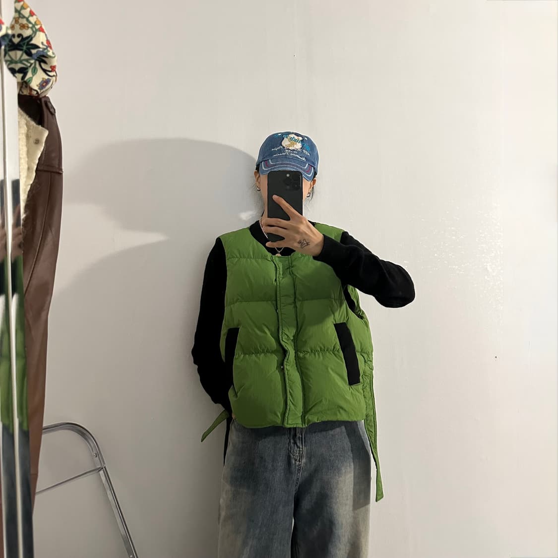 A.2.P y2k 데님 볼캡 와투케 빈티지 상품이미지2