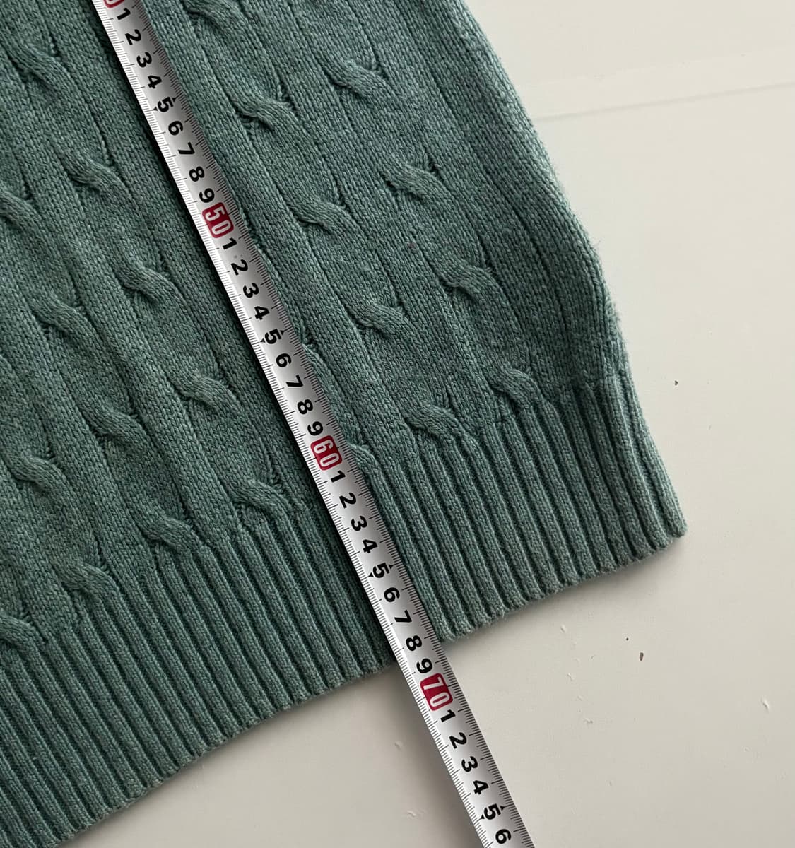 Polo 폴로랄프로렌 실크 V넥 케이블 니트 상품이미지7