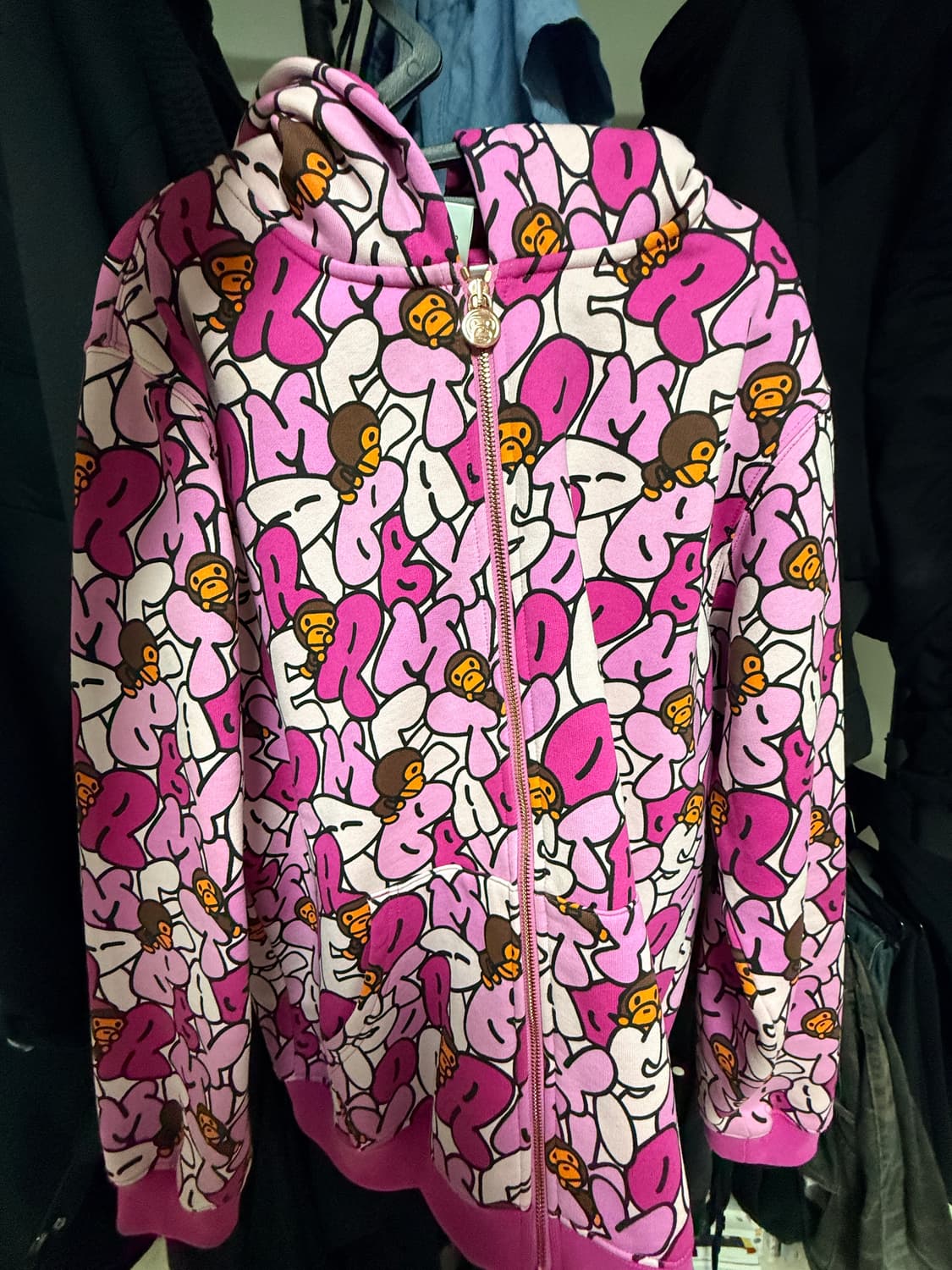 에이프 마일로 후드집업 상품이미지1