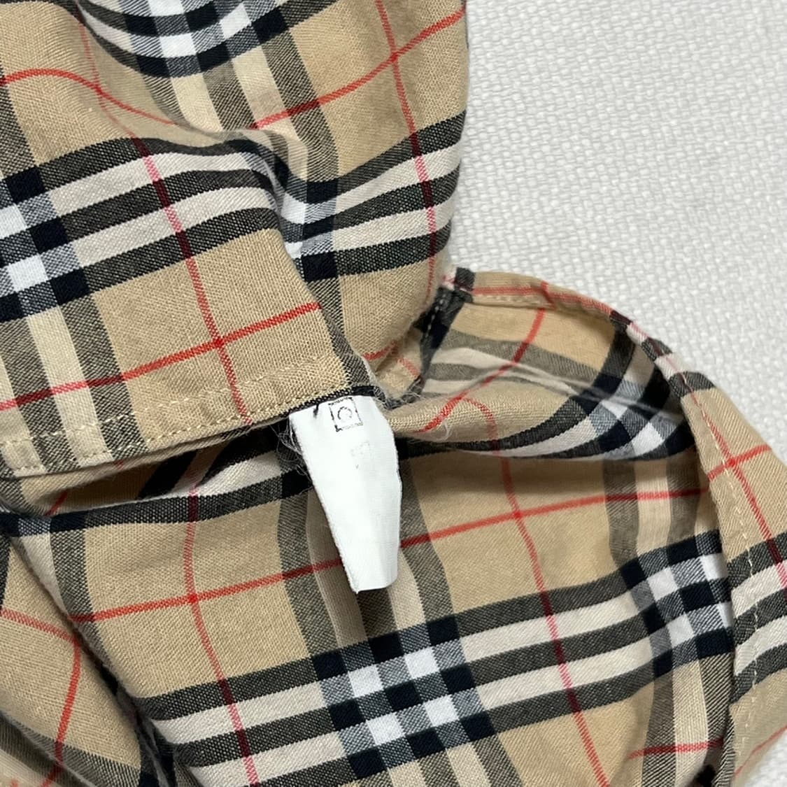 XL 버버리 노바체크 반팔 셔츠 상품이미지5