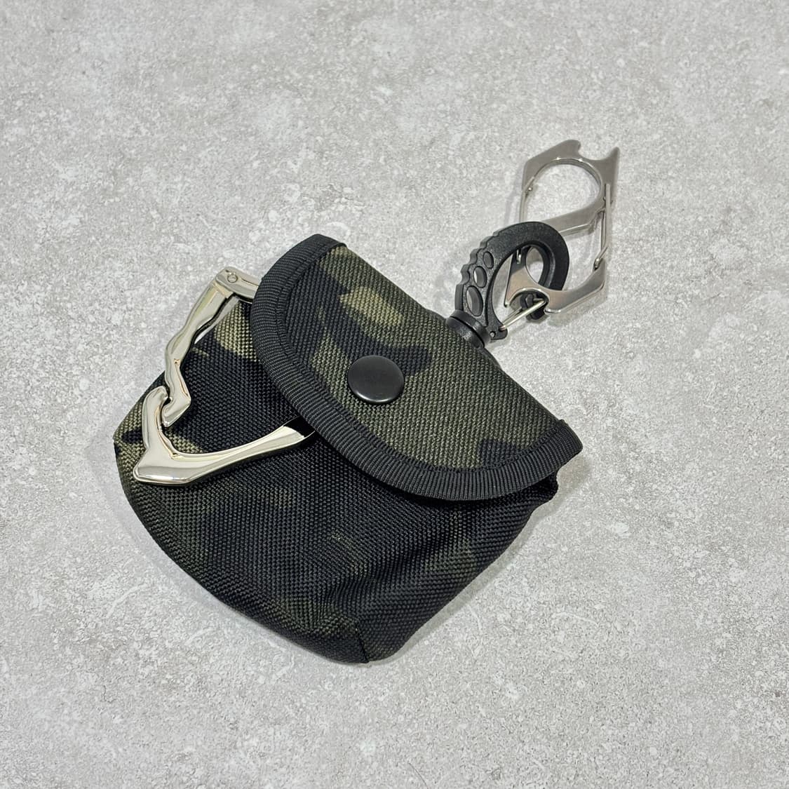 Oribell 카모 밀리터리 카라비너 레이어드 키링 열쇠고리 상품이미지2