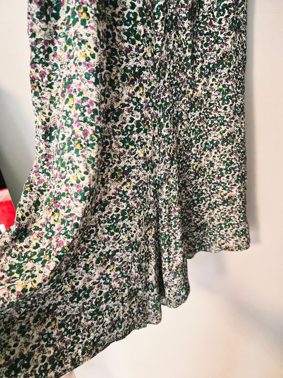 택달린새상품 롱 플라워 스커트 상품이미지5