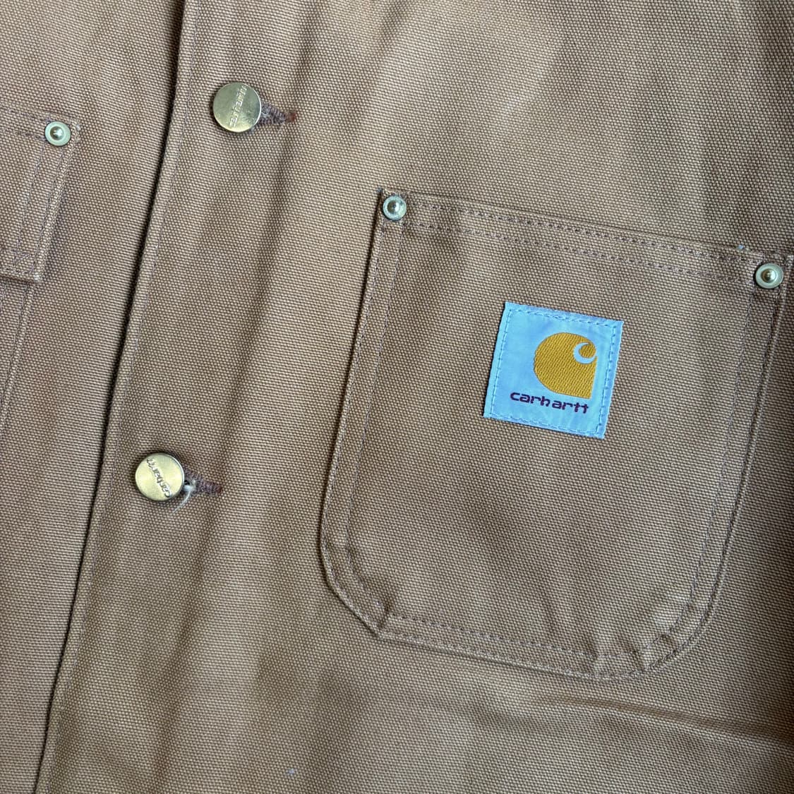 칼하트 C001 브라운 초어 자켓 상품이미지4