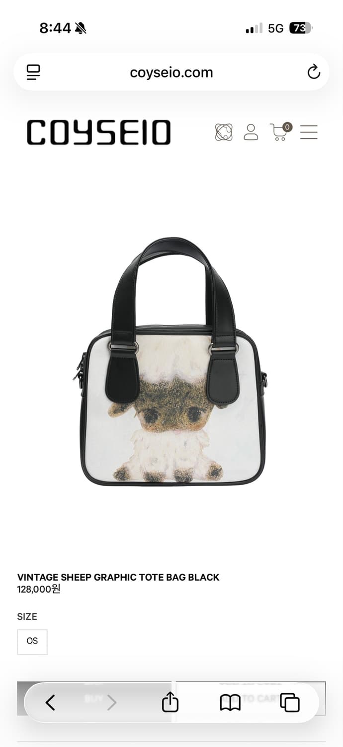 코이세이오 SHEEP GRAPHIC TOTE BAG  상품이미지1