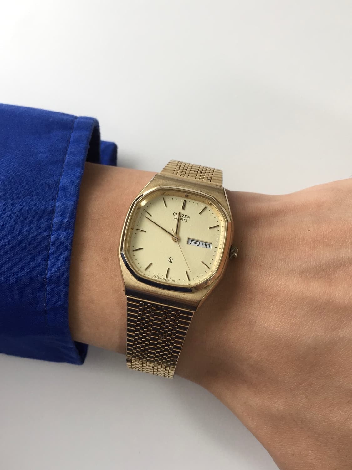 80s citizen octagon gold day-date 상품이미지2