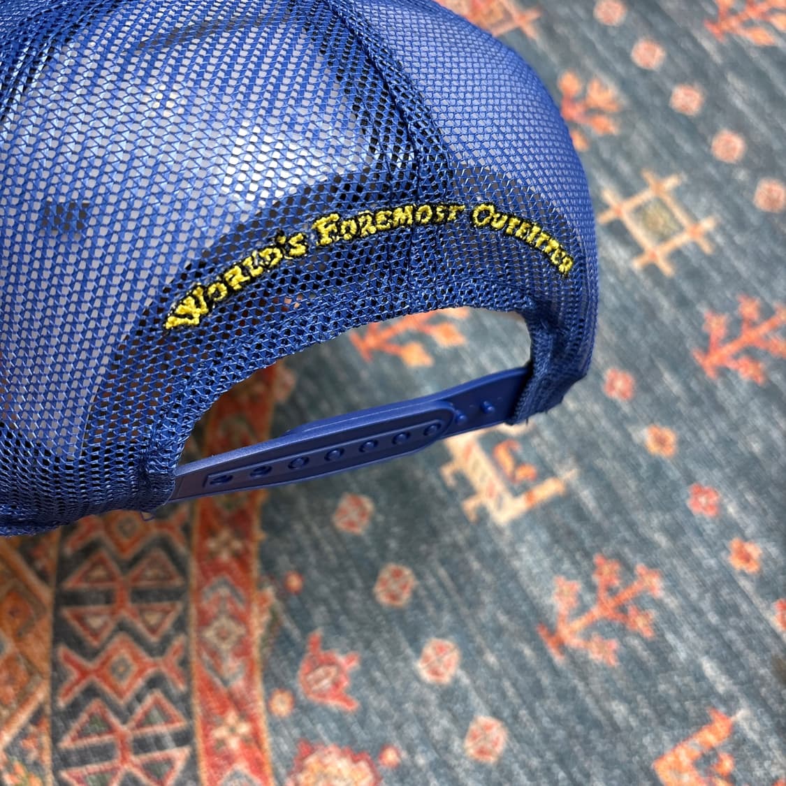 빈티지 블루 트러커캡 상품이미지3