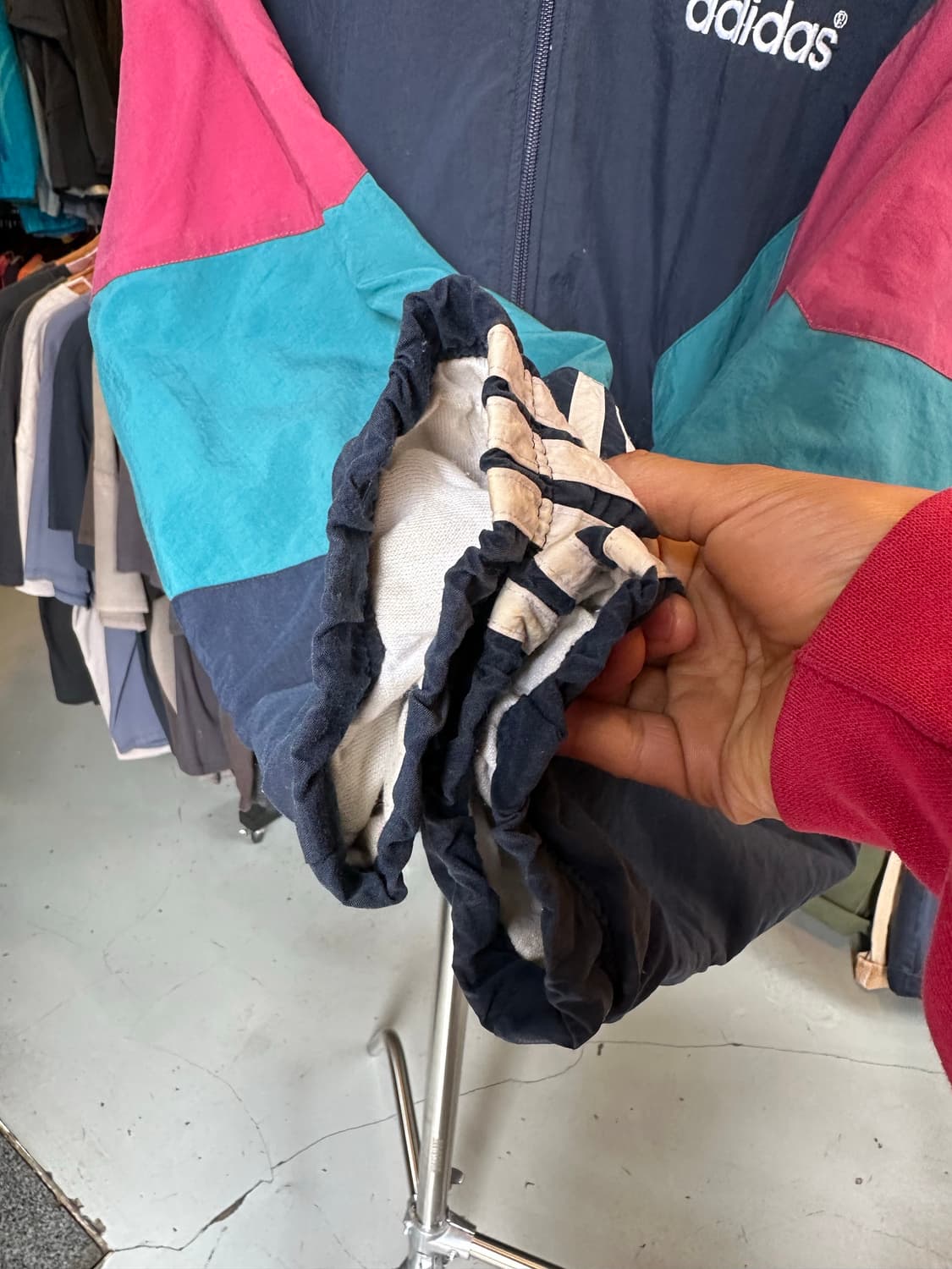 90-00s 아디다스 올드스쿨 윔업 트랙 자켓 상품이미지6