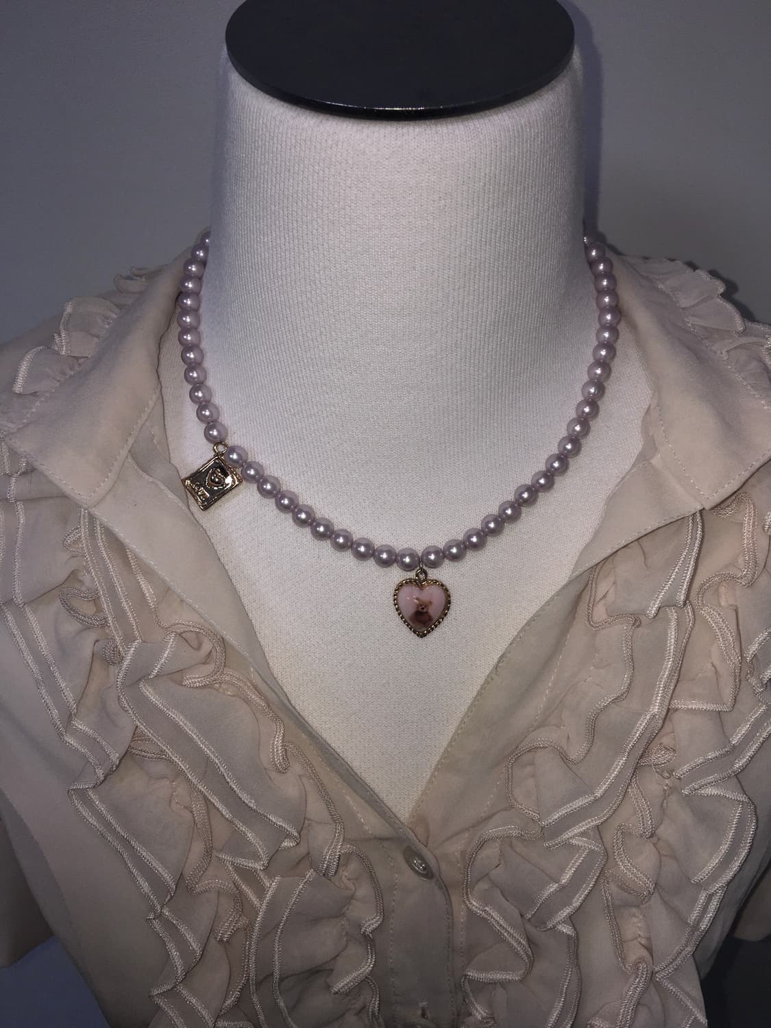 Viburnum shop 프린세스 아카이브 연보라진주 목걸이 상품이미지1