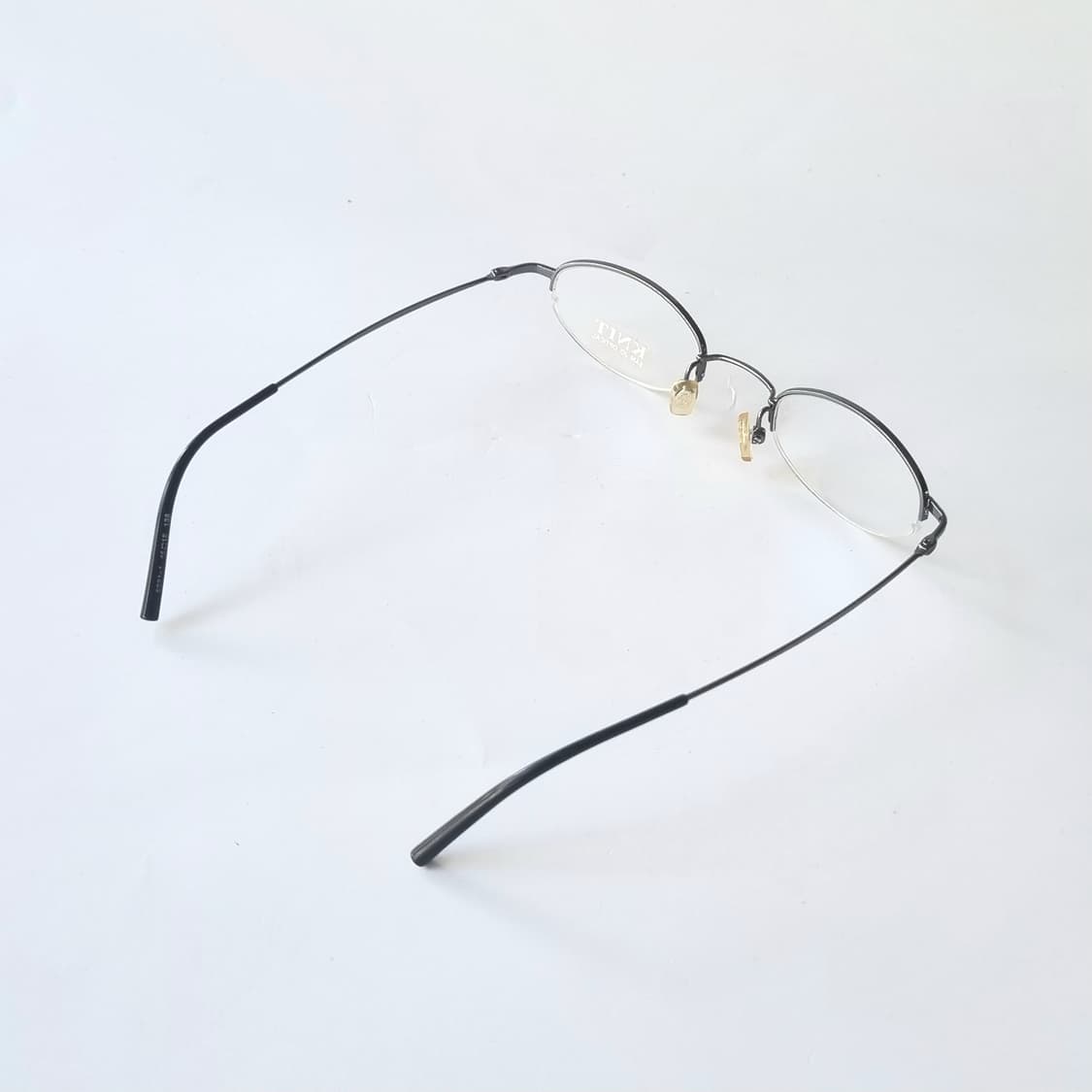 데드스탁 90s 빈티지 반무테 오벌 안경테 782 상품이미지5