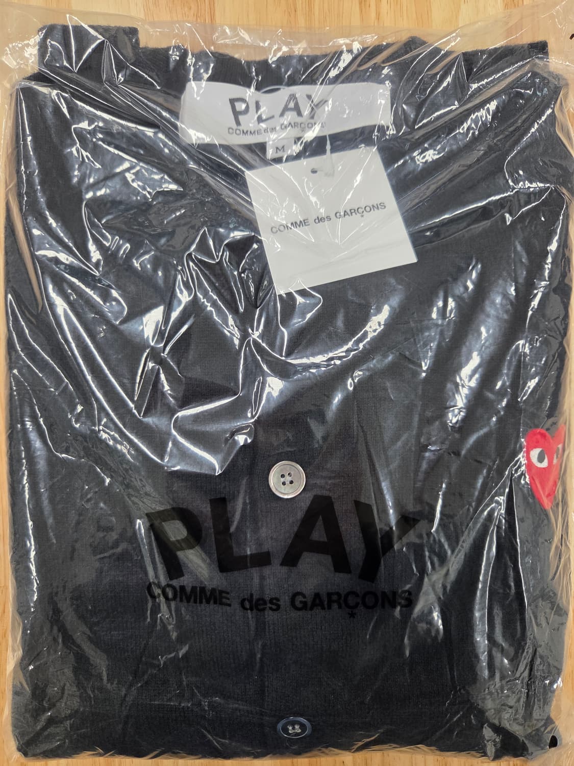 (25FW,새상품)꼼데가르송 여성 블랙가디건 S, M, L 상품이미지4
