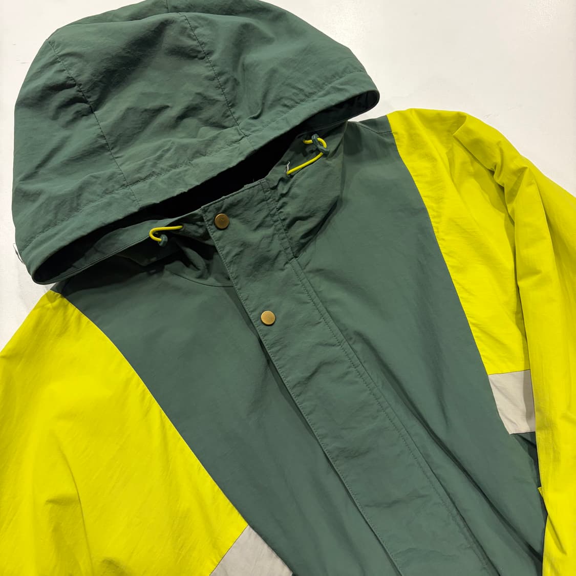 [3XL] 아디다스 어반 올드스쿨 바람막이 옐로우/그린 D32 상품이미지3