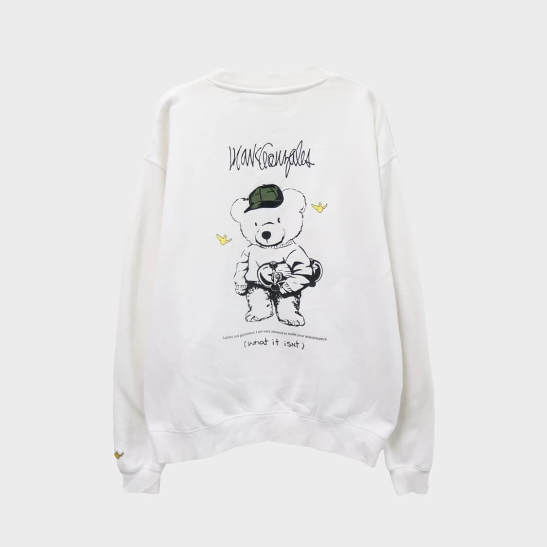 마크곤잘레스 백 프린팅 맨투맨 61836 상품이미지1