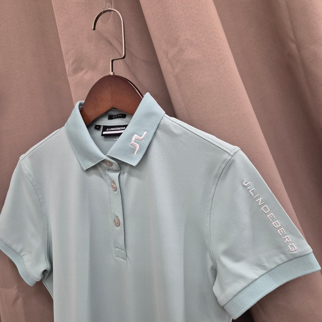 제이린드버그 스포츠 투어 테크 블루 헤이즈 폴로 셔츠 XS 상품이미지2