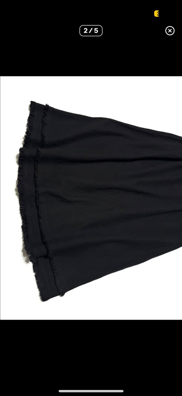 OOs Comme des Garcons Tricot linen skirt 상품이미지2