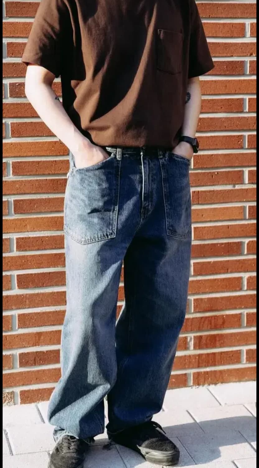 셔터 havati 익스클루시브 m35 데님 워시드 블루 색상 L 상품이미지1