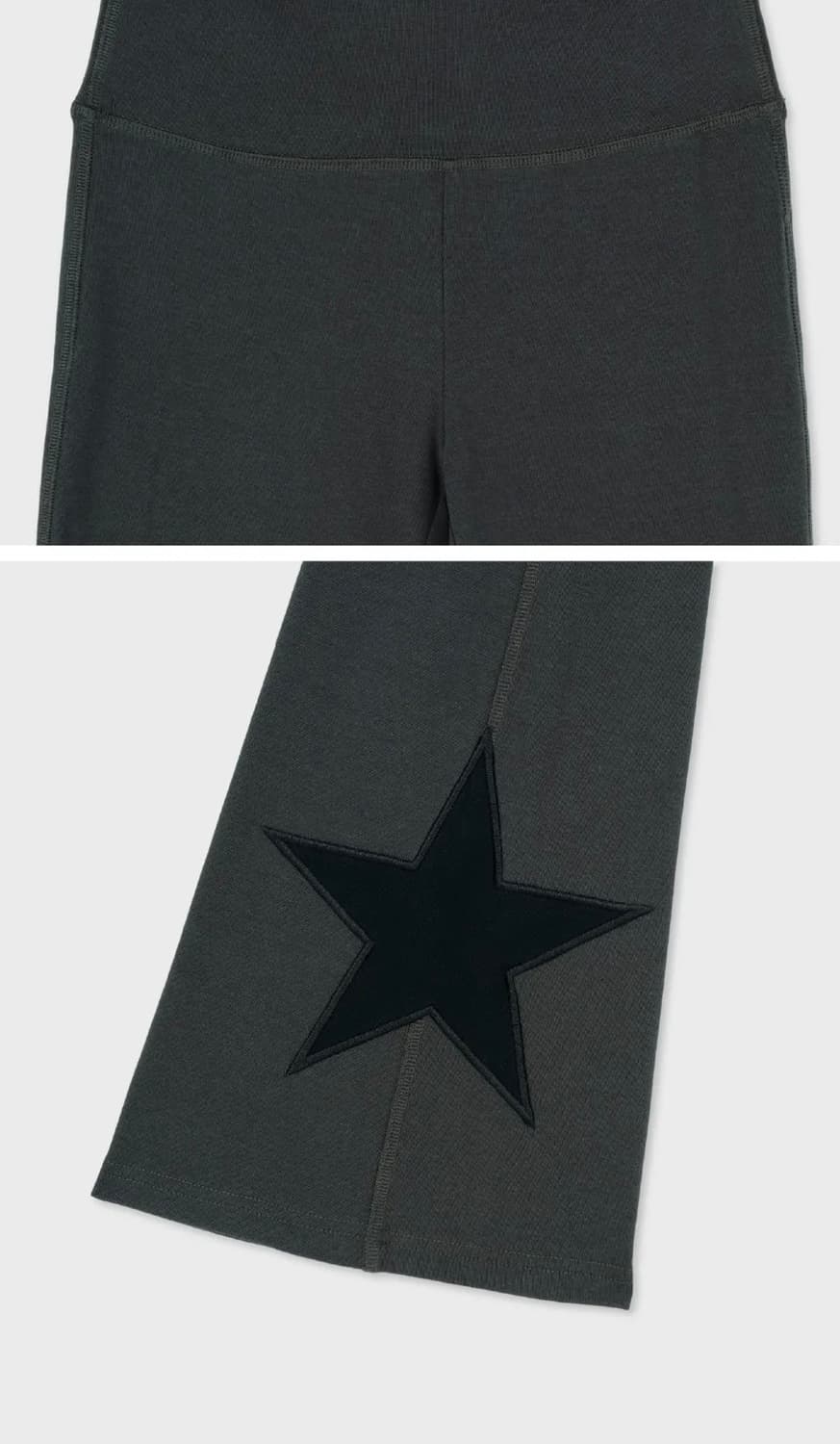 홈바디띵즈 star patch flare pants 상품이미지3