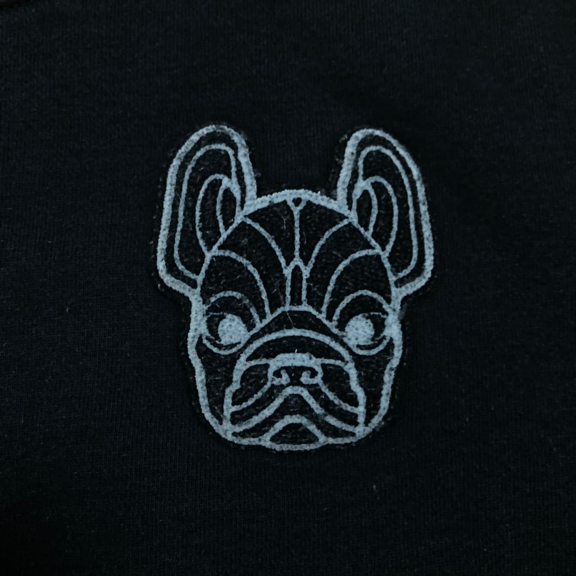 라이프워크 라독 자수 로고 블랙 맨투맨 상품이미지2