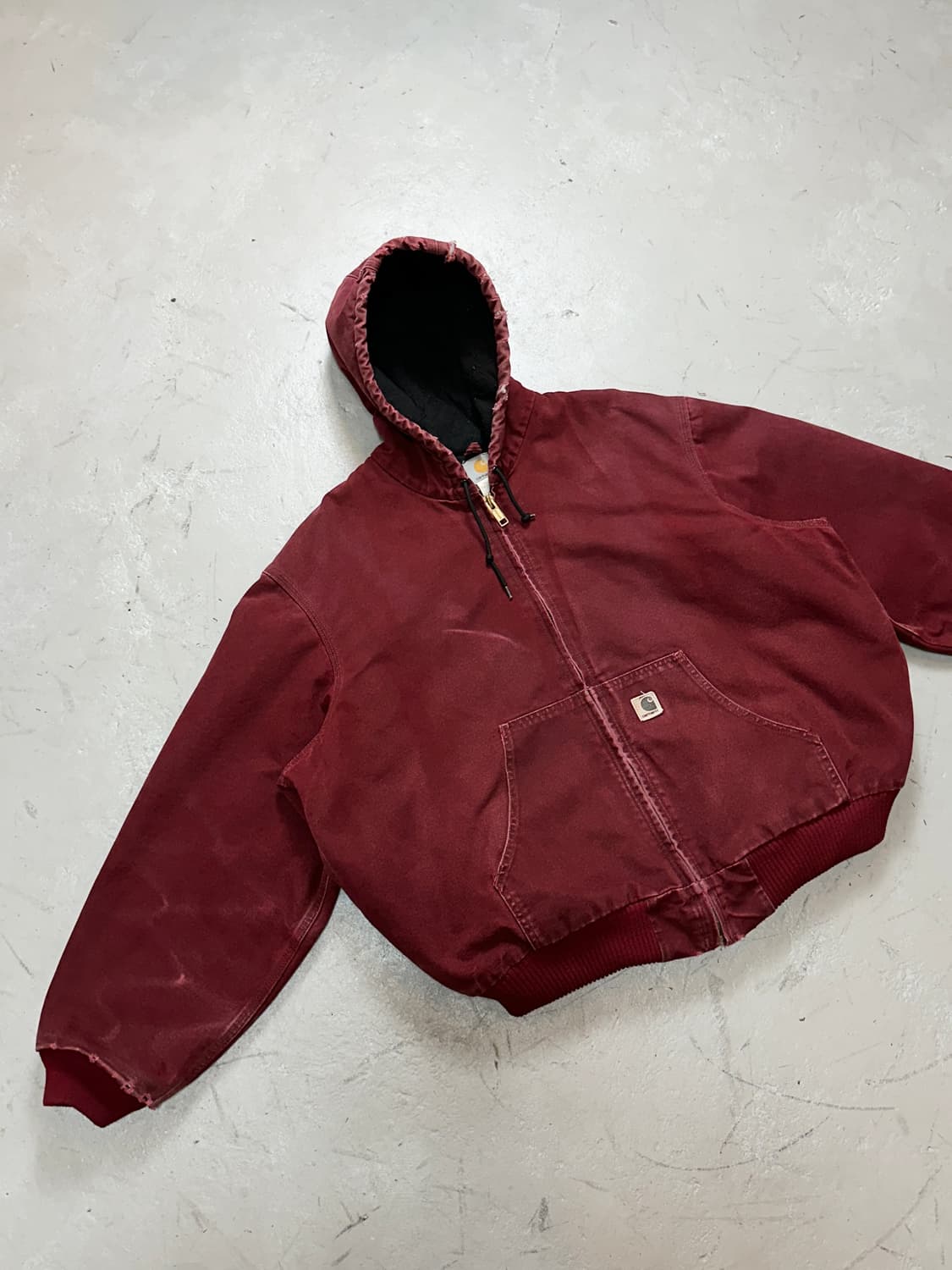 00's OG 칼하트 J68 액티브 칼하트 CRI J130 크림슨레드 상품이미지5