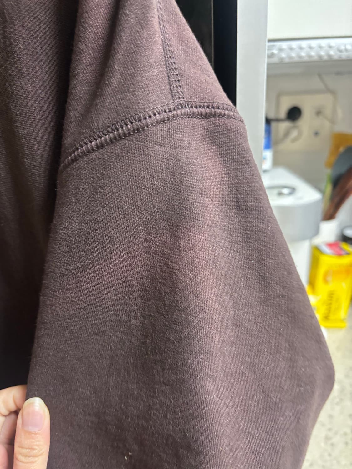 슈프림 박스 로고 후드 다크 브라운 (2회착용) KREAM 현재 S은 7 상품이미지8