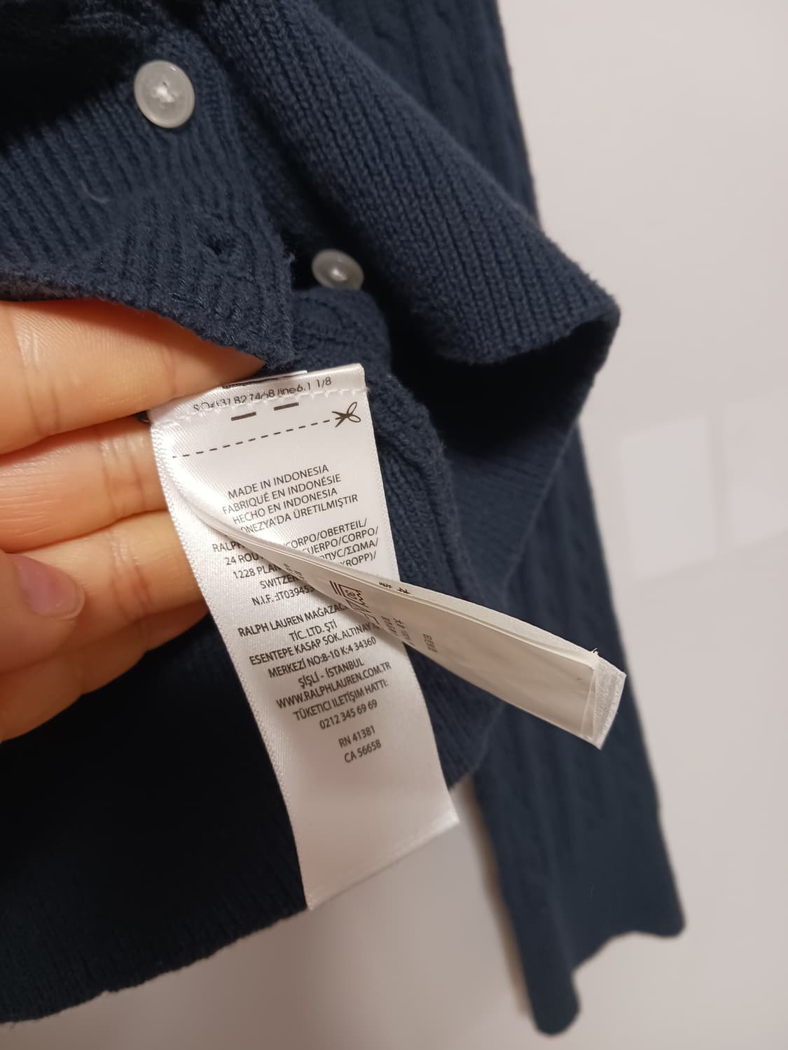 폴로랄프로렌 커이블니트 가디건 상품이미지5