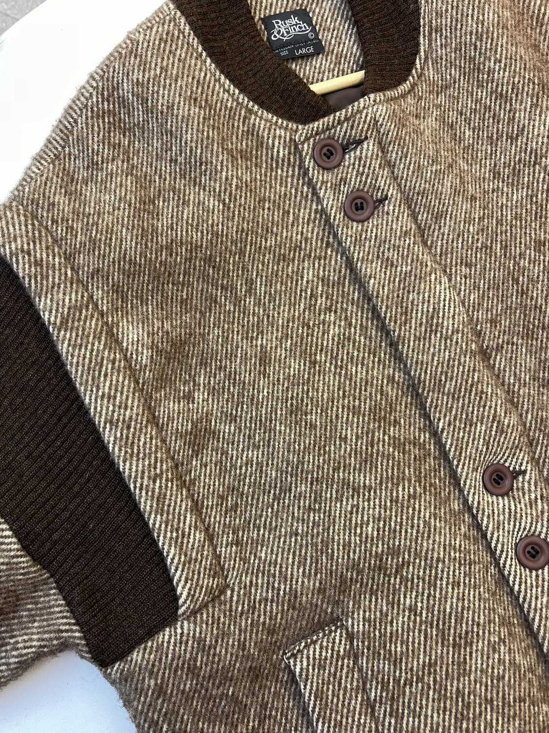 러스크 앤 핀치 90‘s 뉴질랜드 울 자켓 상품이미지4