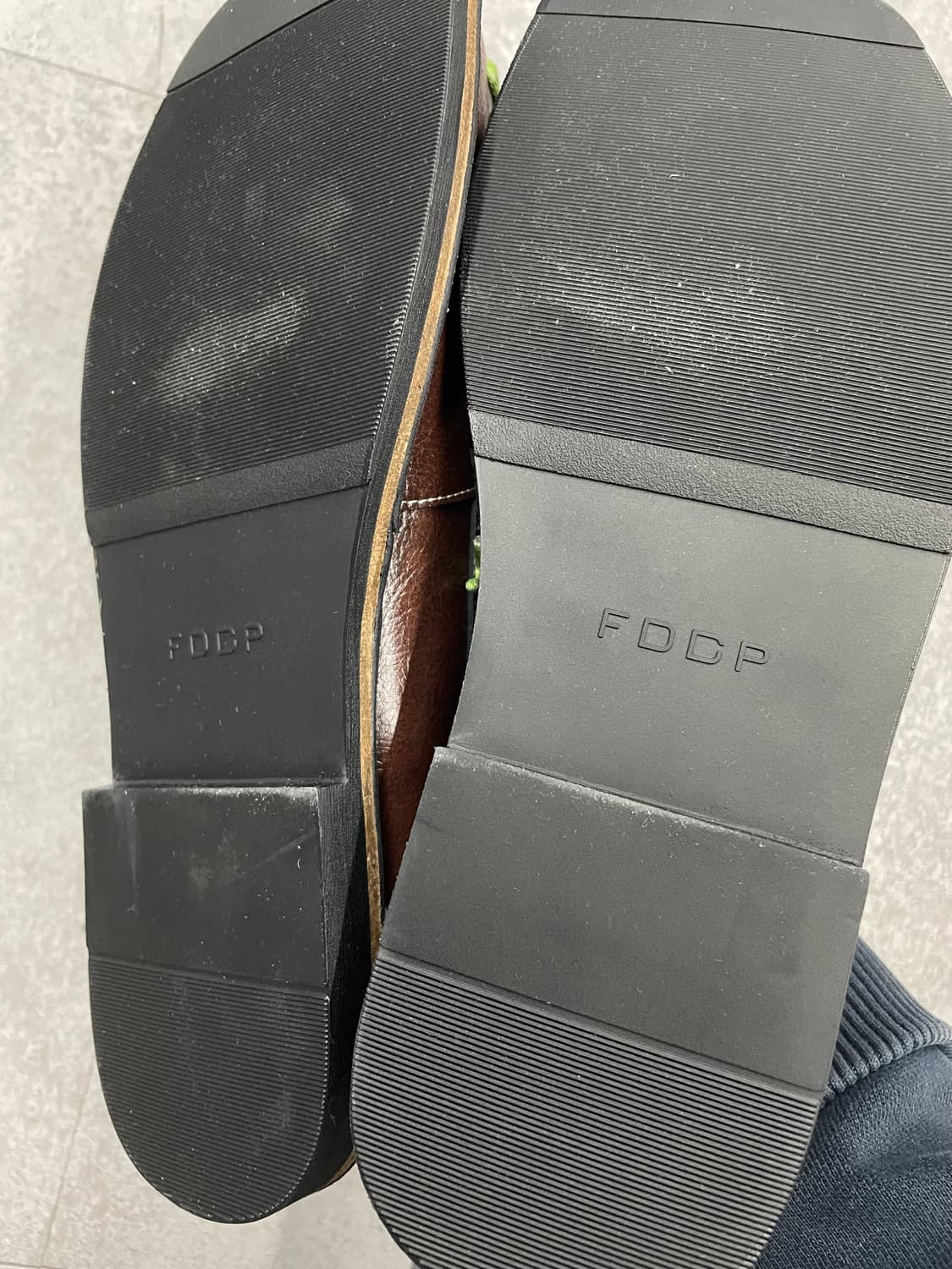 빈티지 캠퍼 에키 레이스업 브라운 레더 로퍼 H1808 상품이미지3