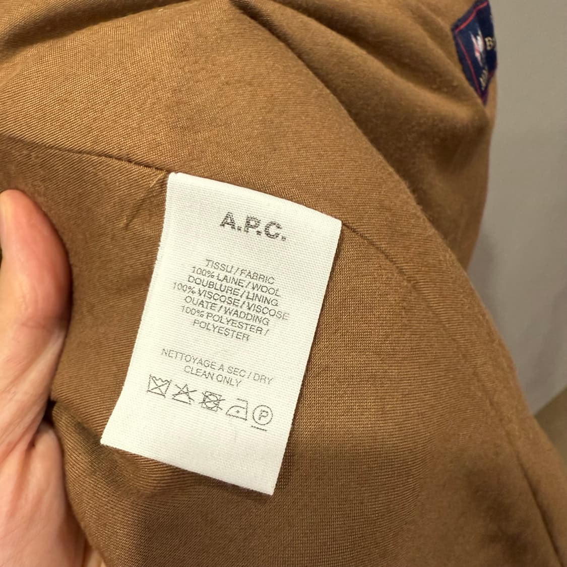 XL A.P.C 아페쎄 발마칸 울 코트 자켓 상품이미지4