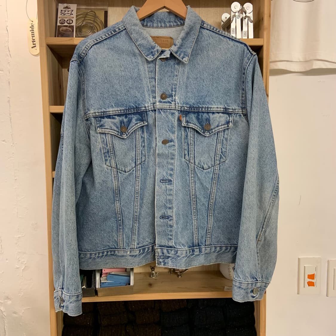 리바이스 75505 트러커 자켓 오랜지탭 상품이미지1