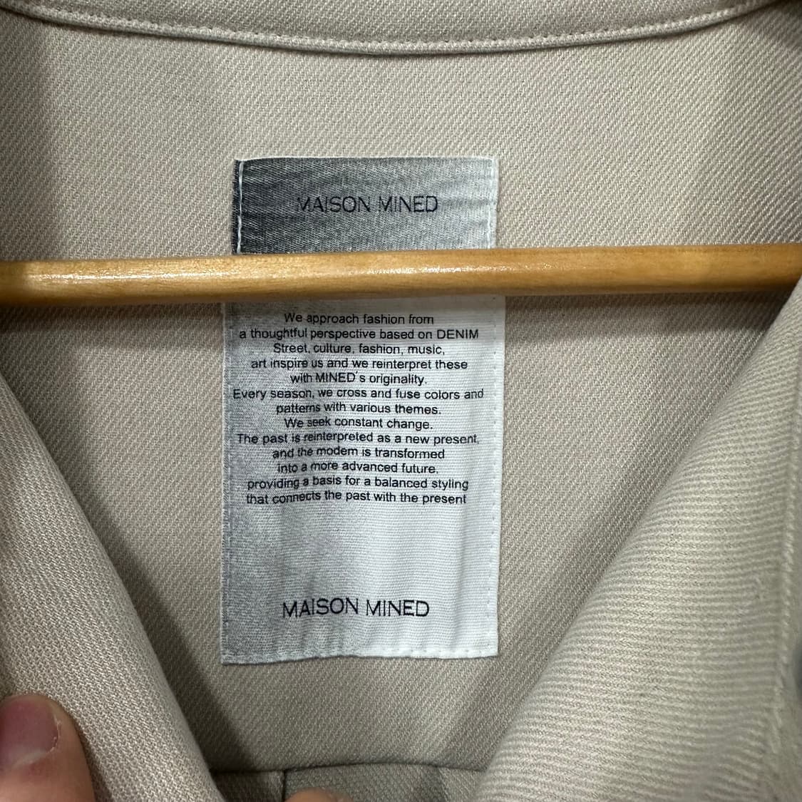 메종미네드 블루종자켓 상품이미지3