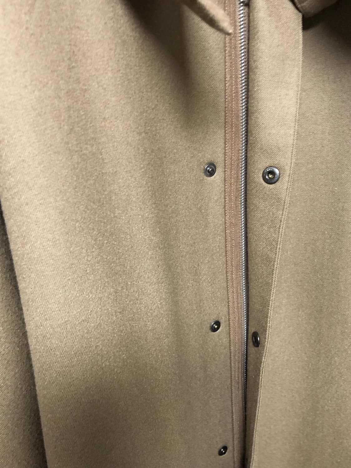 오라리 멜튼 울 후디드 코트 상품이미지7