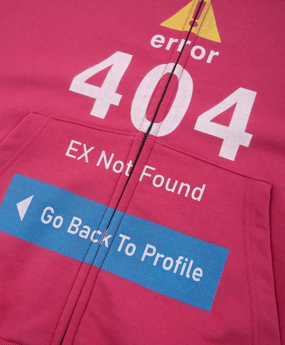 그레일즈 ERROR 404 ZIP HOODIE [PINK] 2사이즈 상품이미지2