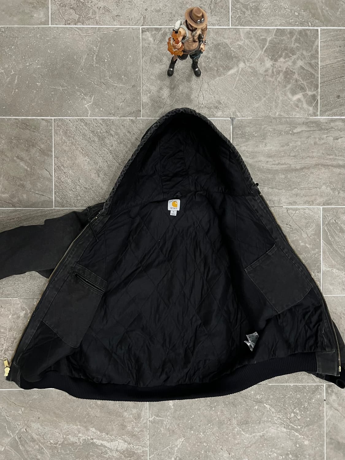 (XL) 칼하트 덕 액티브 후드자켓 J130 BLK 블랙 상품이미지3