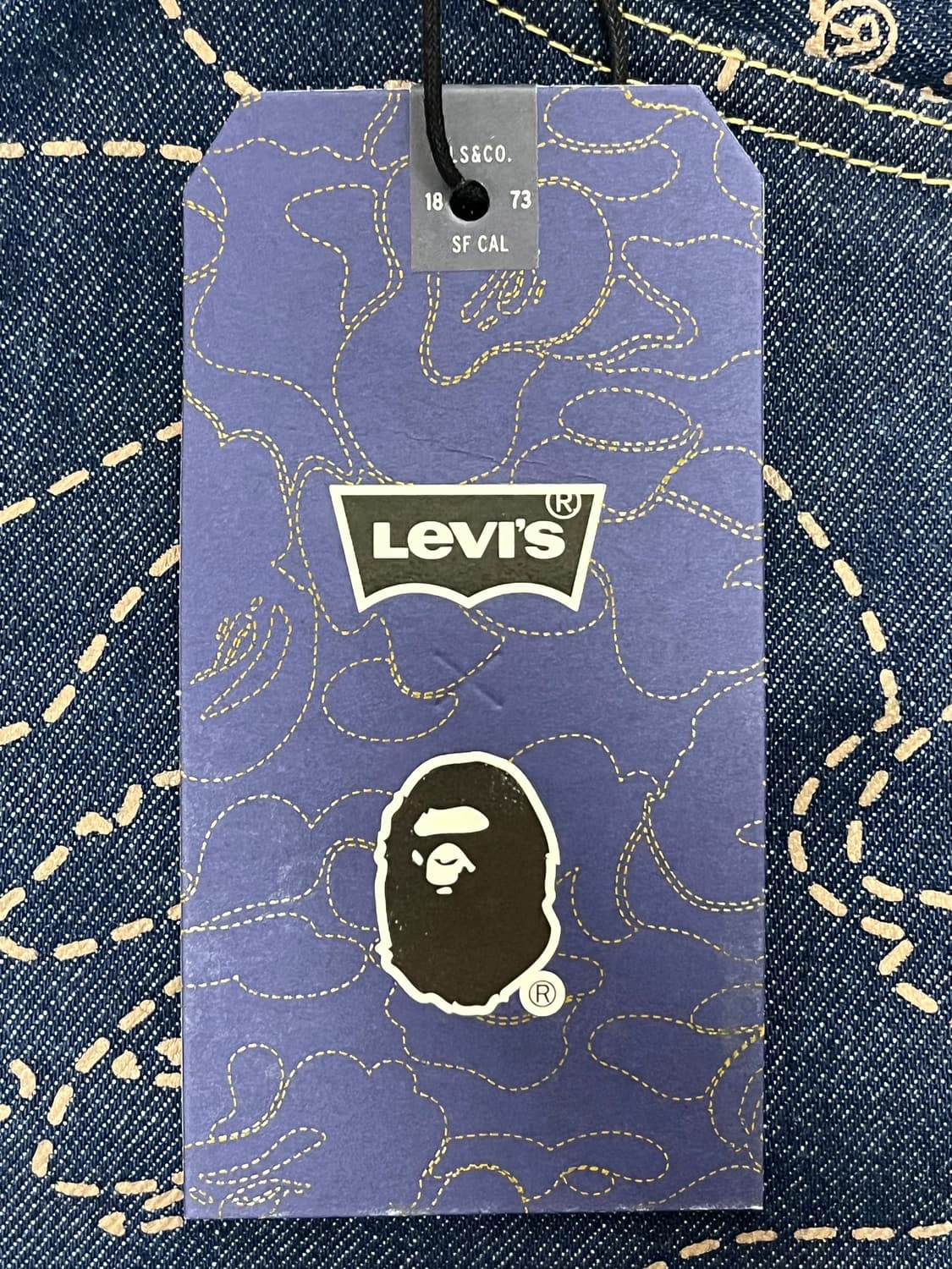 베이프 리바이스 501 93 인디고 32 상품이미지4