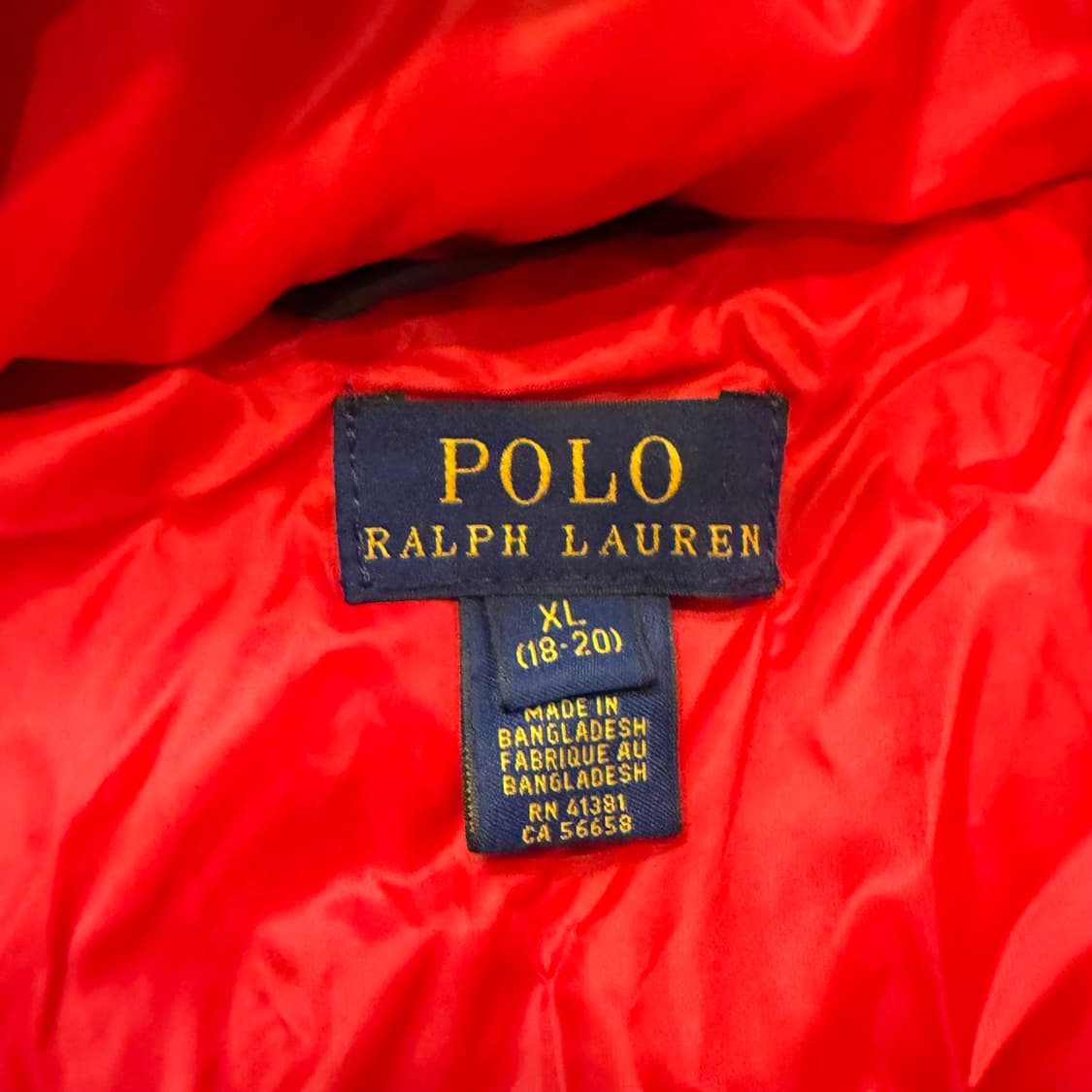 폴로 랄프로렌 미니포니 네이비 후드 패딩 상품이미지4